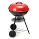 thumbnail image 5 of Asador Al Carbon Aquila Circular Con Ruedas Rojo/Negro Genérico A-952, 5 of 6