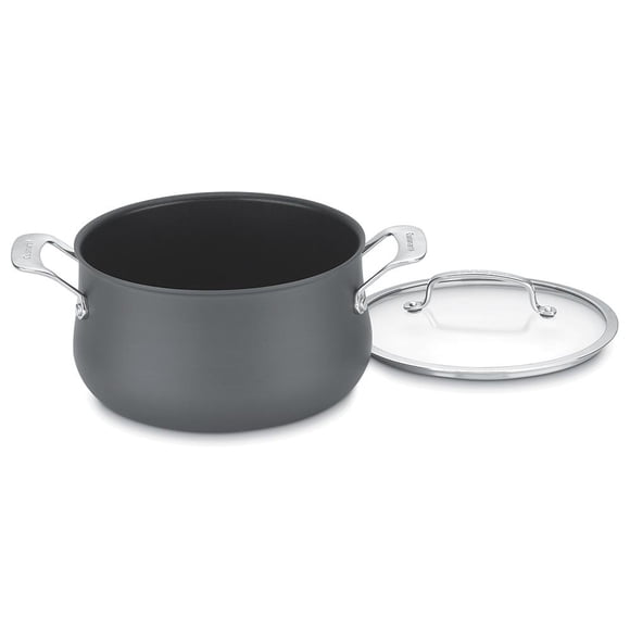Olla Holandesa Cuisinart Anodizada con tapa