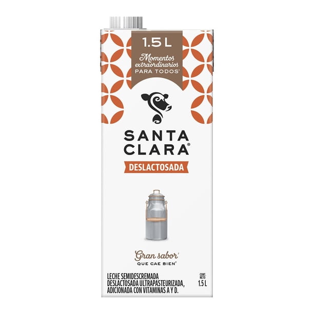 Leche Santa Clara deslactosada 1.5 l