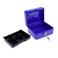 thumbnail image 4 of Estuche de Almacenamiento Seguro para Dinero Caja de Seguridad con para Caja de Dinero para - 15 X 12 X 8 Cm Azul CUTICAT Cash Money Case, 4 of 8
