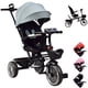 thumbnail image 1 of Carriola tipo Triciclo para Niños Asiento Giratorio 360 JOYKOO Reclinable Luz Sonido Gris, 1 of 7