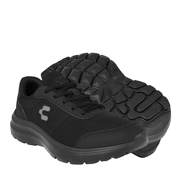 TENIS CHARLY HOMBRE 1087615002 TEXTIL NEGRO