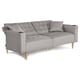 thumbnail image 5 of Sofá Cama Makora Maxim Gris Claro Lino 3 Posiciones con Soft Foam Reclinable, 5 of 9