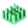 thumbnail image 3 of Módulo disipador de calor de 20 piezas, disipador de calor de aluminio, aleta de refrigeración del radiador, 14 x 14 x 8 mm, verde, 3 of 6