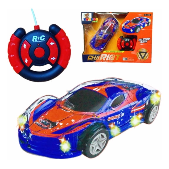 Carro de Control Remoto Chucho Toys Luces 3D Escala 1:18