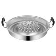 thumbnail image 1 of Profesional Food Grill Pan Camping Barbecue Pan Grilling Pan accesorio para acampar, 1 of 8