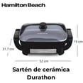 thumbnail image 3 of Sartén Eléctrico Hamilton Beach Antiadherente Durathon, 3 of 10