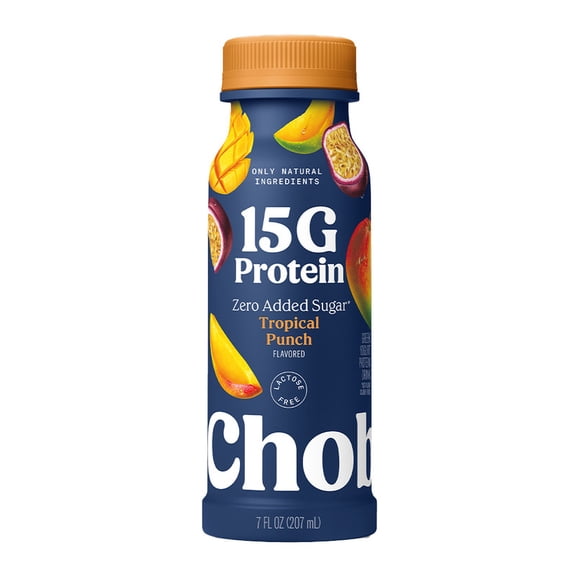Yogurt bebible Chobani HiPro Ponche Tropical 15g proteína 207ml