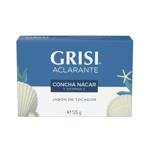 Jabón de tocador Grisi concha nácar aclarante 125 g