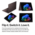 thumbnail image 3 of HP OmniBook X Flip 2-in-1 14" 2K OLED Laptop con Pantalla Táctil, AMD Ryzen AI 5 430, 16GB RAM, 1TB SSD, Copilot+ PC, Deep Espresso, Win11 Pro con Lápiz Stylus, 3 of 9