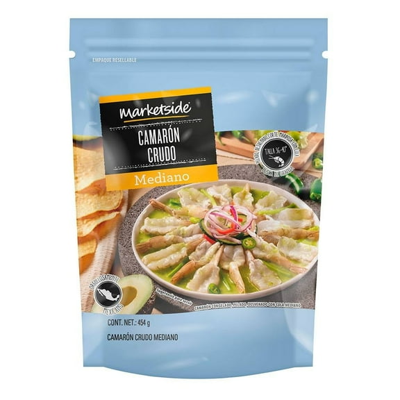 Camarón Crudo Mediano Marketside Congelado 454 g