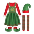 thumbnail image 3 of Disfraz de elfo navideño. Trajes de elfo para Navidad, fiestas, cumpleaños y actuaciones. Para mujeres M, 3 of 9