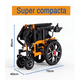 thumbnail image 3 of Silla de Ruedas Eléctrica Plegable Todo Terreno 4x4, Doble Motor 500W, Autonomía Hasta 20 km, Soporta 150 kg, Batería de Litio 24V, 3 of 7