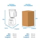 thumbnail image 4 of Licuadora Black+Decker Ice Crush 1.2 L 900 W Mod BL2209GBR-LA Color Rojo, 4 of 5