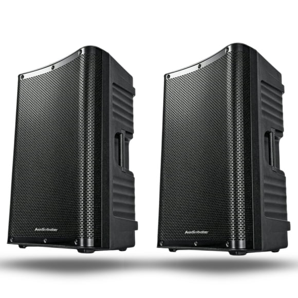 Kit 2 Piezas Bafles Amplificados 15" Audiobahn ULTRA15 | Sonido Estéreo de Alta Potencia "Plug & Play" para Eventos y DJ