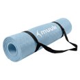thumbnail image 1 of Tapete de Yoga MUUK Fitness 4mm Antiderrapante 150x59cm Con Correa Color Azul Pastel, 1 of 9