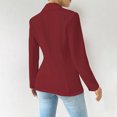 thumbnail image 3 of Ailaofu Women's Blazer Business Casual Lightweight Suit - Long Sleeve Slim Fit Work Office Jacket, 3 of 6