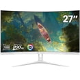 thumbnail image 1 of Monitor CRUA blanco curvado de 27 pulgadas Full HD VA 100HZ para computadora, 1 of 7