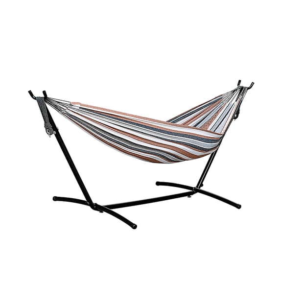 Hamaca Portátil GARDECOR Cafe con Base de Acero AMACA-CF