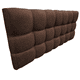 thumbnail image 4 of Cabecera El Bazar Store Linq Queen Chocolate Moderna abotonada Ajuste de altura, 4 of 5