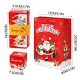 thumbnail image 4 of MTBLYS Caja sorpresa navideña para dinero | 1 caja plegable para dinero con bolsa de regalo | Soporte para billetes navideño DIY | Adorno navideño festivo de Papá Noel con diseño de escena nevada, 4 of 9