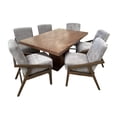 thumbnail image 3 of Comedor Dallas 6 Sillas SALVANTO Chapa De Nogal 160x100 cm, 3 of 8
