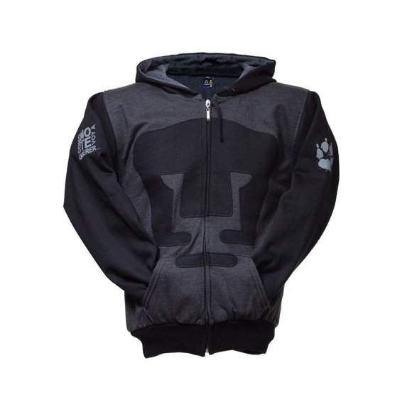 Chamarra Pumas Old School Sports Para Hombre Talla EG Gris/negro