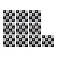thumbnail image 2 of Pegatinas de cristal 3D para azulejos | Azulejos autoadhesivos para pared, despegables y pegables, para cocina y baño | Revestimiento impermeable para salpicadero | 10 láminas (10 x 10 cm cada una), 2 of 3