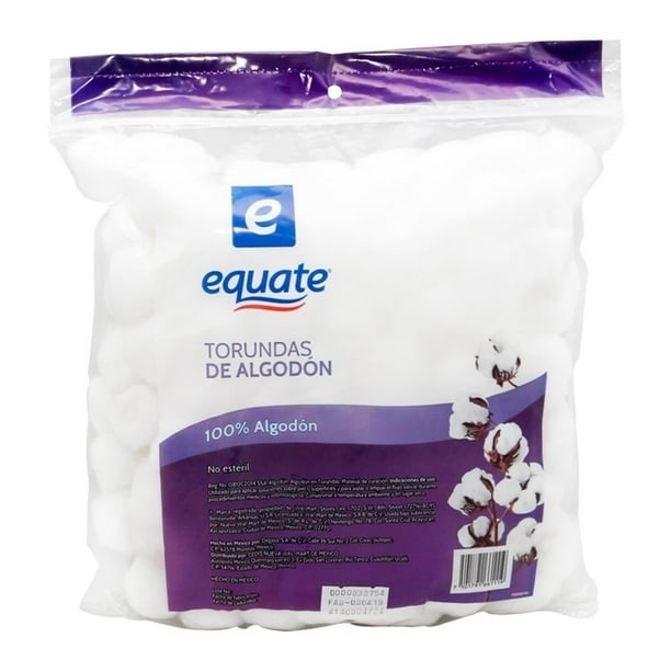 Torundas de algodón Equate NA Torundas de Algodón 75gr