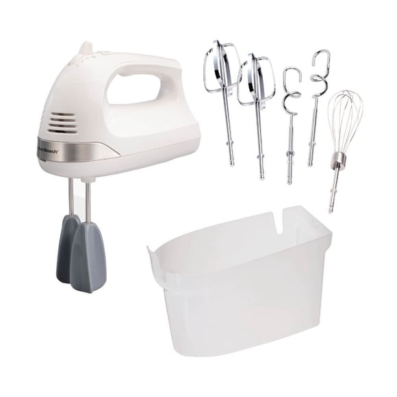 Batidora de Mano Hamilton Beach 6 Velocidades 275 W Mod. 62636G Blanco