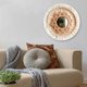 thumbnail image 3 of Espejo colgante de pared Sunnimix bohemio con flecos de Macramé decorativo Blanco, 3 of 7