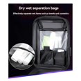 thumbnail image 5 of Anti-Theft Hard Shell Laptop Backpack Waterproof Travel Backpack Slim Gaming Computer Bag with Lock Black 17-18Inch, 5 of 5