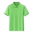thumbnail image 5 of Conjunto de 3 piezas para niños y niñas: blusa de manga corta, uniforme escolar, camiseta deportiva, suave, transpirable, informal y bonita, como se muestra en la imagen, paquete de 3, de 2 a 15 años., 5 of 5
