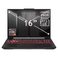 thumbnail image 1 of Laptop Gamer ASUS TUF A16:  Ryzen 7 170 (hasta 4.75 GHz), Memoria de 16GB DDR5, SSD de 512GB, Pantalla de 16" LED (1920 x 1200), GeForce RTX 4050, Windows 11 Home., 1 of 4