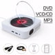 thumbnail image 2 of Injueey Reproductor de discos ABS con sistema de altavoz dual incorporado La conexión Bluetooth puede conectar el disco U/USB Sistemas de cine en casa blanco, 2 of 6