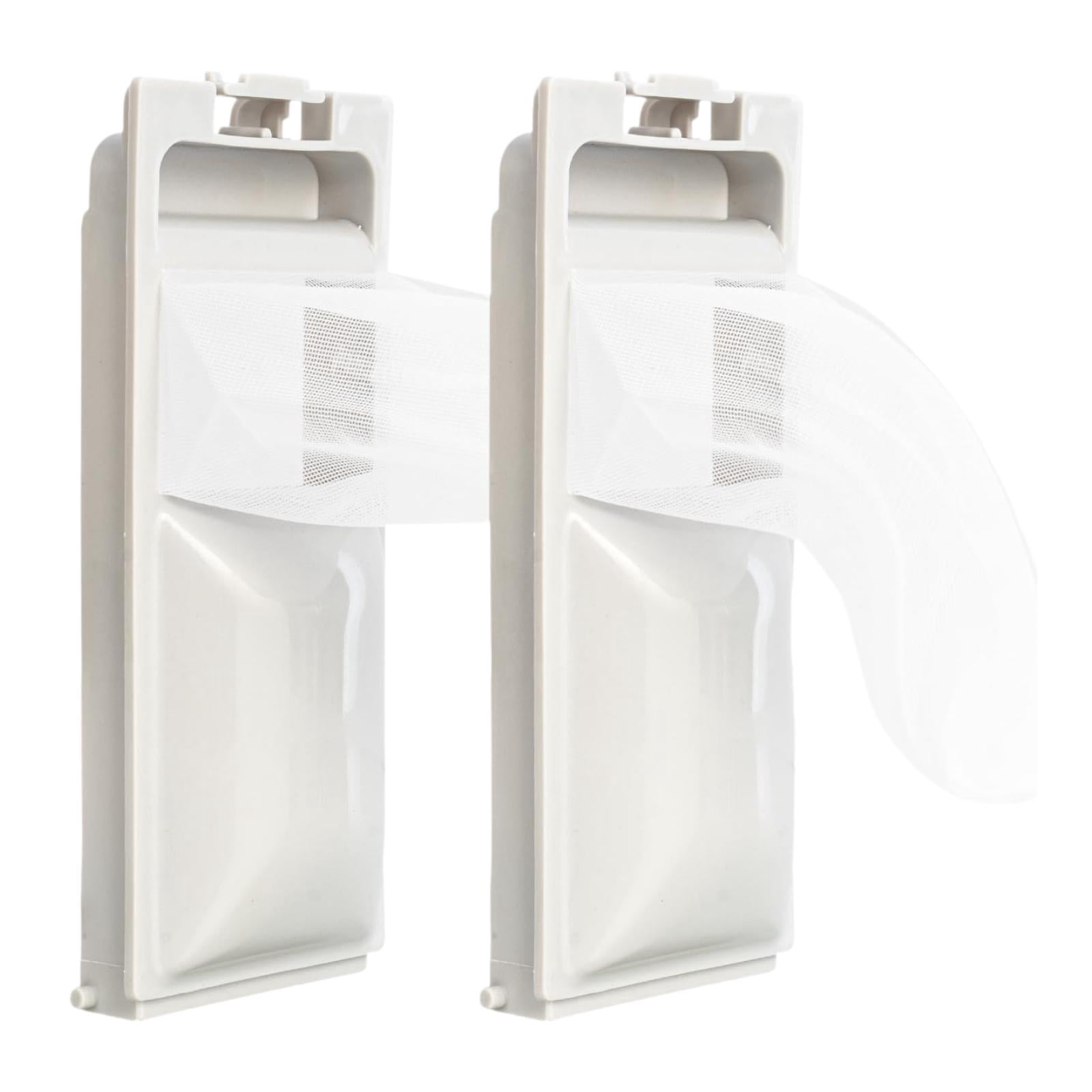 2 piezas de filtro de residuos para lavadora, red de basura de fácil instalación, filtro de pelusa para lavadora, red de eliminación de basura para