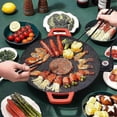 thumbnail image 4 of Electric Griddle - Smokeless Electric BBQ Grill Baking Trays, Nonstick Cooking Griddle Pan Pancake M, 4 of 5