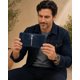 thumbnail image 2 of Cartera Hombre Piel Genuina Pull Up Monedero Moderno azul, 2 of 12