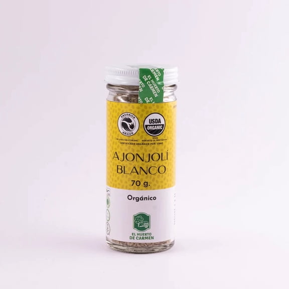 Ajonjolí Blanco Orgánico Frasco 70g Huerto De Carmen