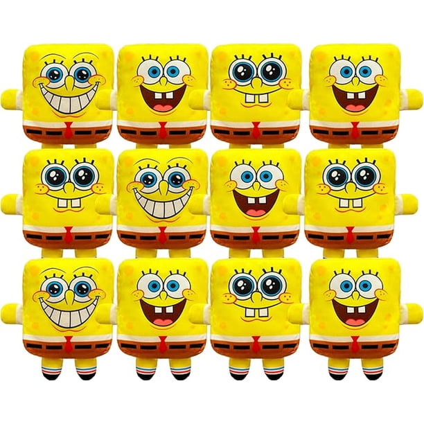 Bob Esponja de Peluche Original Oficial Clasico (Mini Bob Surtido, 6, Unidades)