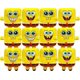 thumbnail image 1 of PELUCHERIA - Bob Esponja de Peluche Original Oficial Clasico (Mini Bob Surtido, 12, Unidades), 1 of 5