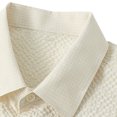 thumbnail image 4 of pstuiky Camisas casuales de manga corta para hombre, Camisa de manga corta con botones de color liso para hombre camisetas de hombre xxl, 4 of 8