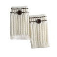 thumbnail image 4 of Inteprter Puños para botas, tejido, fácil de combinar, protector, estirable, moldeador de moda, manga de pantorrilla, calentador de piernas Suministros térmicos Blanco, 4 of 6