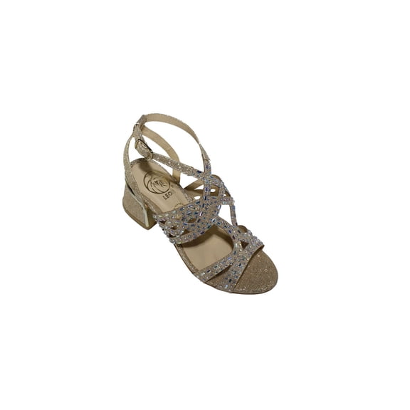 Sandalia CON Tacon Casual Vestir Leon Niña Oro Pike 1001