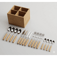 thumbnail image 2 of Juego de Cubiertos de Acero Inoxidable con Rack 17 Pzas - MADEIRACUBI - Crown Baccara, 2 of 5