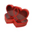 thumbnail image 2 of Caja de regalo de 2 piezas para San Valentín, regalos para el Día de la Madre, cumpleaños Rojo, 2 of 9