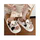 thumbnail image 3 of Pantuflas Casa Lindas Y Suaves De Vaca Marron 40-41(Fit 39-40), 3 of 5