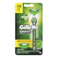 thumbnail image 3 of Máquina para afeitar Gillette Mach3 sensitive con aqua grip + 2 cartuchos para afeitar, 3 of 4