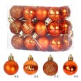 thumbnail image 1 of Xihbxyly Bolas de Navidad para Árbol, Adornos Colgantes Galvanizados, Bolas de Plástico con Purpurina, Juego de 24 Piezas, Diseño Irrompible, Decoración Navideña Multiusos, Hogar, Fiesta, Boda, 3 Cm, 1 of 3