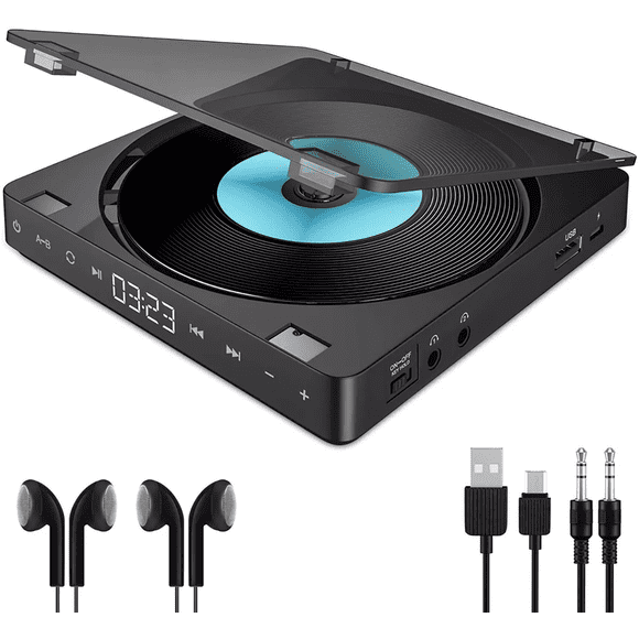 Reproductor De Cd Portátil Recargable
